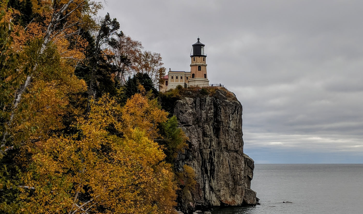 lakes and lighthouse