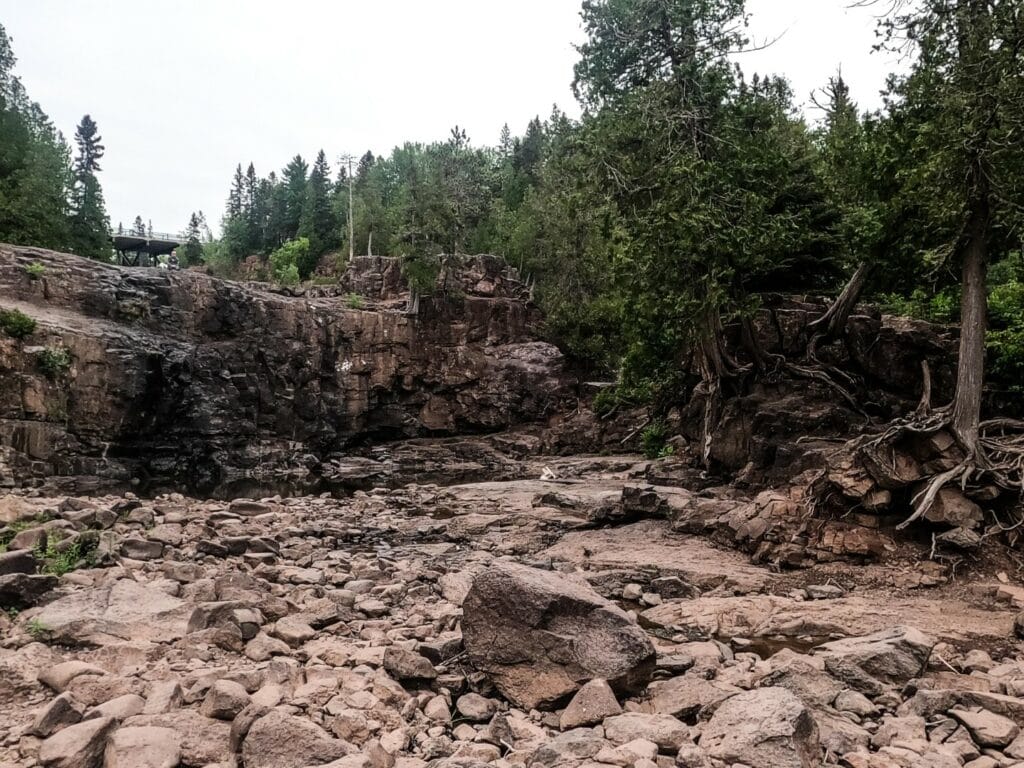 Western Portion of Lower Gooseberry Falls