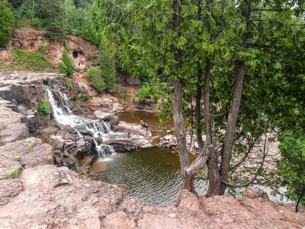 The Middle Falls at Gooseberry Falls