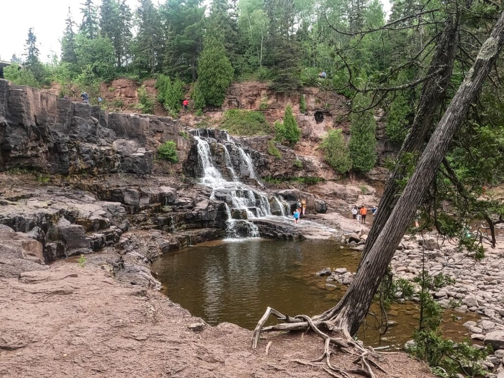 The Middle Falls at Gooseberry Falls