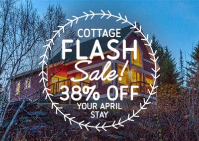 Cottage Flash Sale – 38% Off Your April Stay