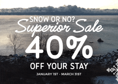 Snow or No – it’s a Superior Sale! 40% Off!