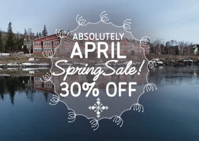 Absolutely April at Cove Point Lodge!