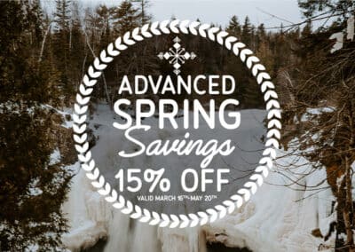 Advance Spring Savings – 15% Off